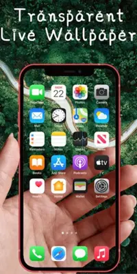 Transparent Live Wallaper android App screenshot 0
