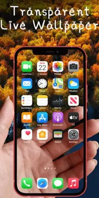Transparent Live Wallaper android App screenshot 4
